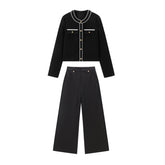 Women's Classic Tweed-Inspired Set